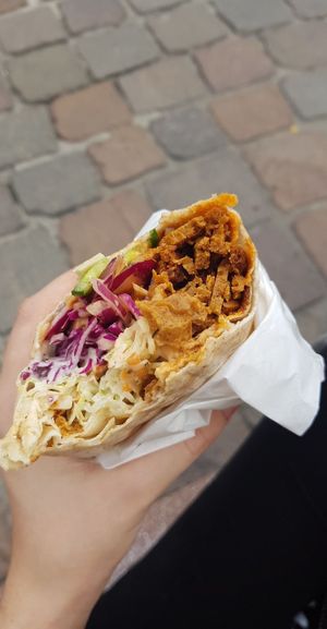 polish kebab (highly recommend!!) at Krowarzywa in Krakow