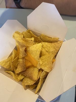 ‘Cheesy nachos’ definitely needed a lot more cheese!! at Krowarzywa in Krakow