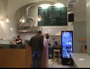 service area at Krowarzywa in Krakow