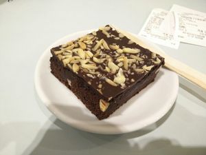 Chocolate Brownie at Krowarzywa in Krakow