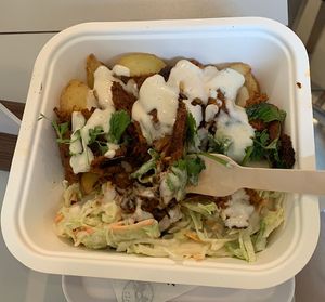 Kebab box  at Krowarzywa in Krakow