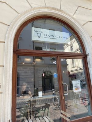 Store front  at Krowarzywa in Krakow