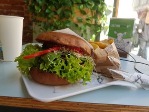 Beyond burger at Krowarzywa in Krakow