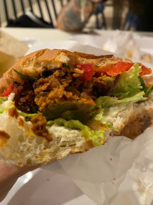 Pastrami Burger at Krowarzywa in Krakow