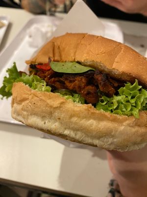 Pastrami Burger at Krowarzywa in Krakow