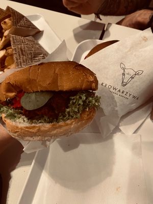 Pastrami Burger at Krowarzywa in Krakow