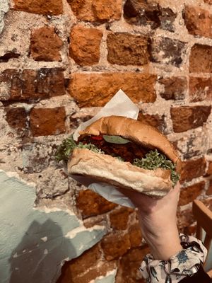 Pastrami Burger  at Krowarzywa in Krakow