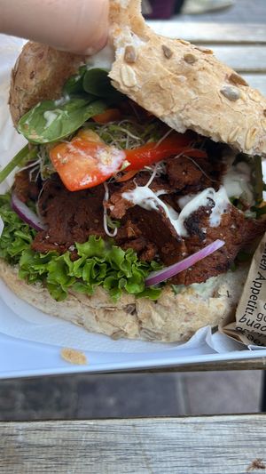 Pastrami burger   at Krowarzywa in Krakow