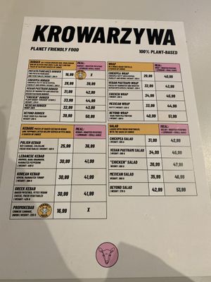   at Krowarzywa in Krakow