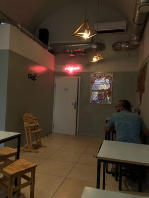 Inside the place at Krowarzywa in Krakow