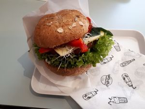 If you like vegan burgers, you've come to the right place at Krowarzywa in Krakow