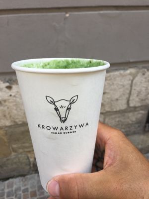 Green Detox Smoothie at Krowarzywa in Krakow