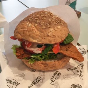 Pastrami Burger at Krowarzywa in Krakow