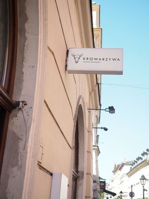 Vegan burgers at Krowarzywa in Krakow