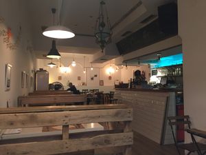 Interior of Gusto at Gustu Bilbao in Bilbao