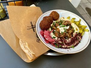   at Falafelbaren - Hornsgatan in Stockholm