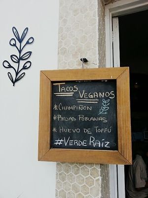 💜🧡💜 Delicious vegan tacos at Verde Raiz in Xalapa