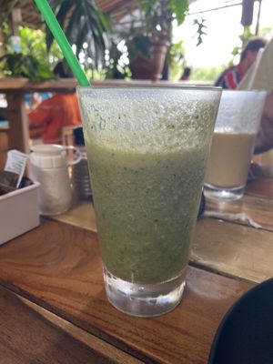 Go green smoothie   at Cafe Mono Congo in Dominical