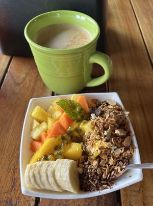   at Cafe Mono Congo in Dominical