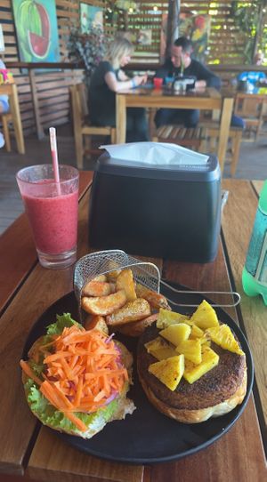   at Cafe Mono Congo in Dominical