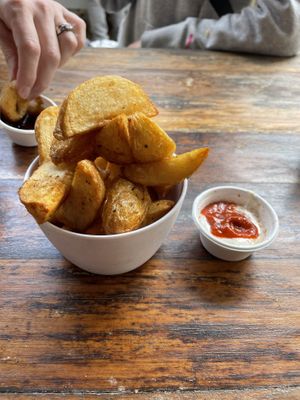 Wedges  at Island Burger Bar in Cape Woolamai