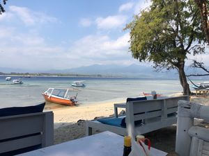 View from the resterant at Gili Air Santay Bungalow and Restaurant in 