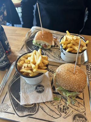 Lecker seitan burger  at Damn Burger in Ulm