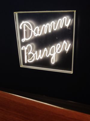 Inside at Damn Burger in Ulm