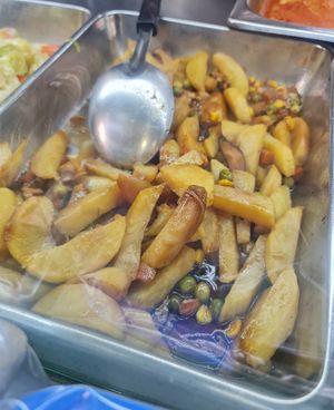 Potato Wedges ~ 10/5/22 at Dong Shun Vegetarian 東顺素食 in West Singapore