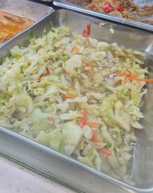 Stir fried cabbages ~ 10/5/22 at Dong Shun Vegetarian 東顺素食 in West Singapore