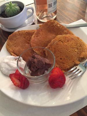 Pancakes forever with Nutella  at Forever - Polanco in Mexico City