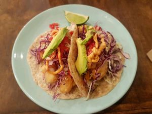 tacos baja cauliflower  at Forever - Polanco in Mexico City