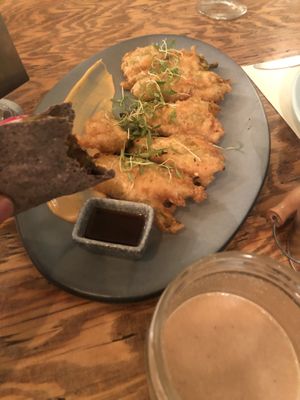 Squash blossoms at Forever - Polanco in Mexico City