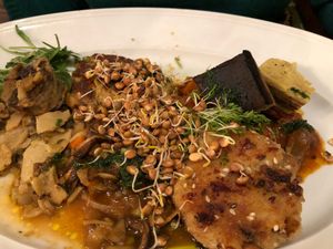 Veggie menu  at Bio-Wirtshaus Zum Fliegerbauer on Stelzlhof in Passau