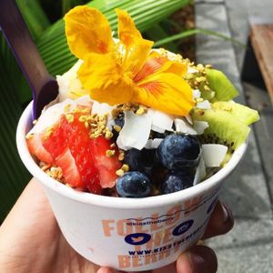 Fruit Acai bowl at Kiss the Berry - Brisbane City in Brisbane