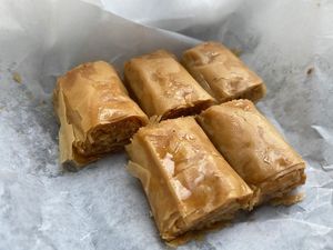 Vegan Baklava at Paprika Cafe in Monterey