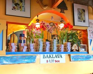 Baklava to take with! Yum.  at Paprika Cafe in Monterey