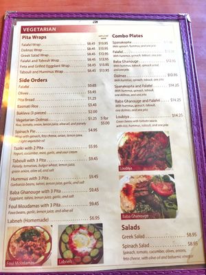 Menu at Paprika Cafe in Monterey