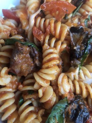 Eggplant and pasta at Beretta in San Francisco