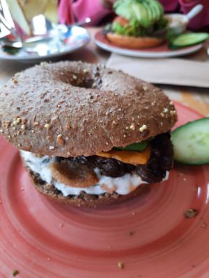 Pulled paddo's at Bagels & Beans in Deventer