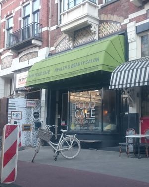 Outside at Zest for Life in Amsterdam