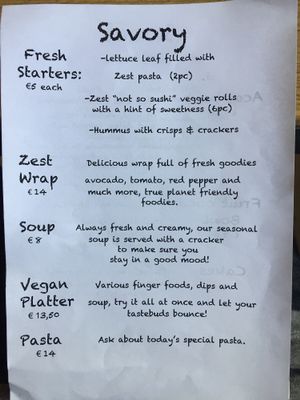 Savory  at Zest for Life in Amsterdam