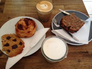 good pastry  at White Crow in Berlin