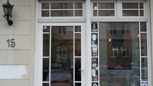 Outside at White Crow in Berlin