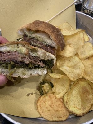 Fruttatolo burger  at Ferrovecchio in Rome