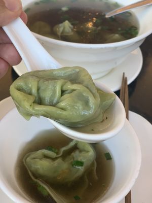 Vegan wonton soup  at Din Tai Fung in Costa Mesa