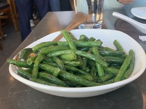 Green beans  at Din Tai Fung in Costa Mesa