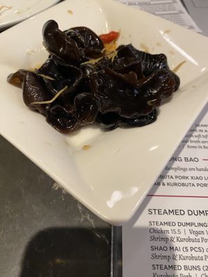 Woodear mushroom  try this!!!  at Din Tai Fung in Costa Mesa