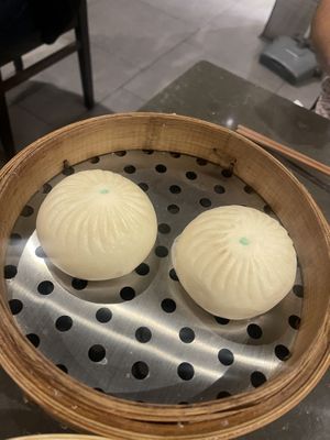 Vegan bao buns  at Din Tai Fung in Costa Mesa