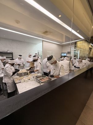 Dumpling Chefs  at Din Tai Fung in Costa Mesa